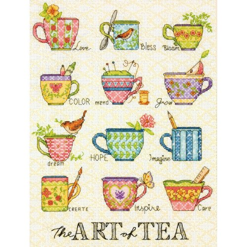 (image for) The Art Of Tea Counted Cross Stitch Kit